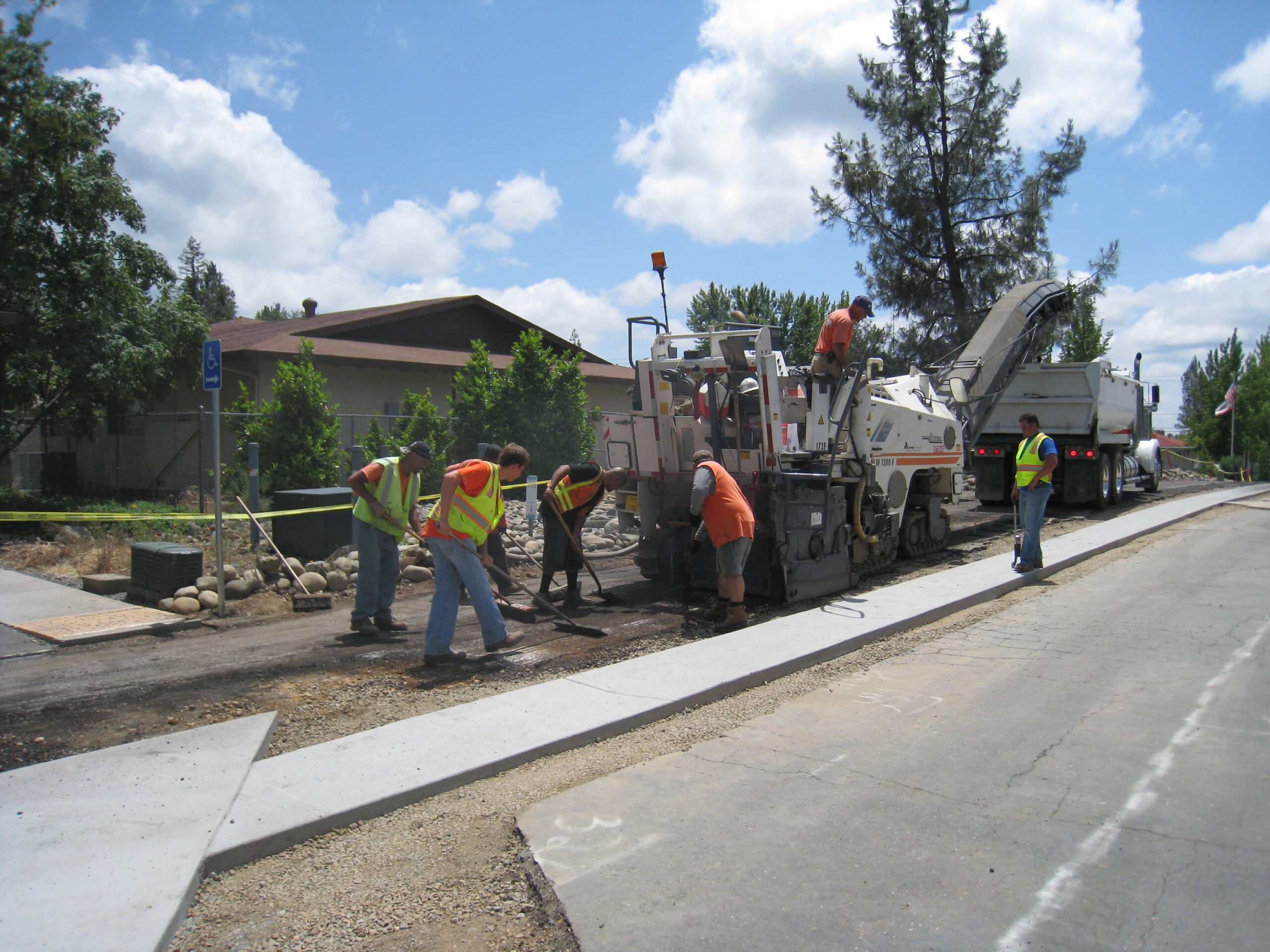 Concrete paving